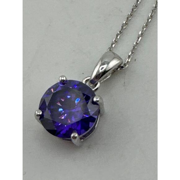 Estate Sterling Silver Amethyst Set - Picture 1 of 4